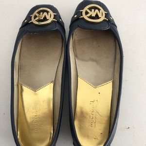 Michael Kors Fulton Flat in Navy